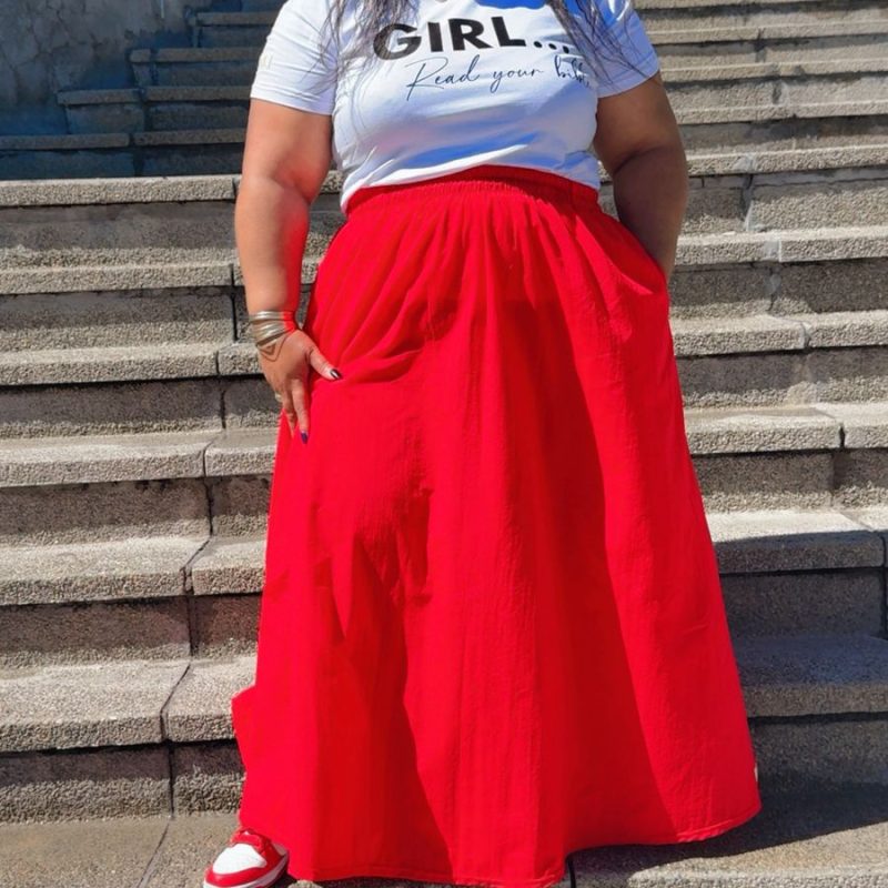 “Read Your Bible” Statement T-shirt & Chic Skirt Set